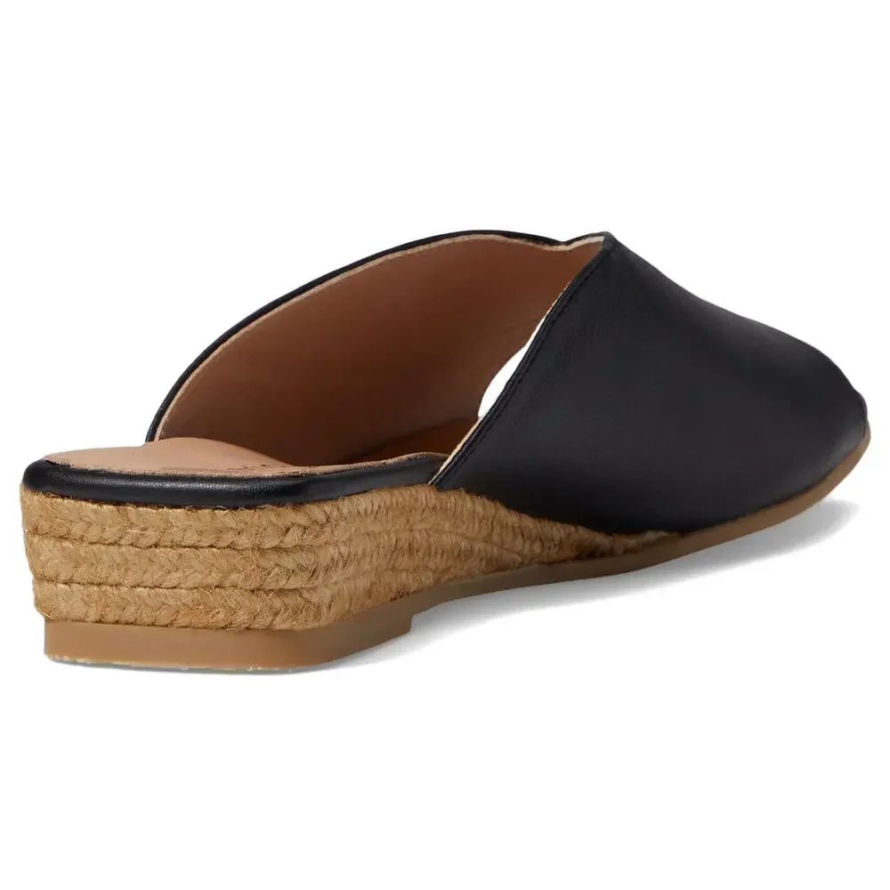 ERIC MICHAEL® TAMARA MULES FOR WOMEN – BLACK EU 35 (US WOMEN'S 4.5-5) M (B)